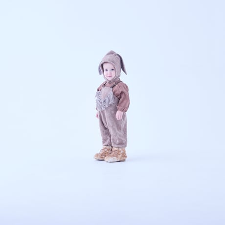 Sample / Snow Jacquard Rompers size80
