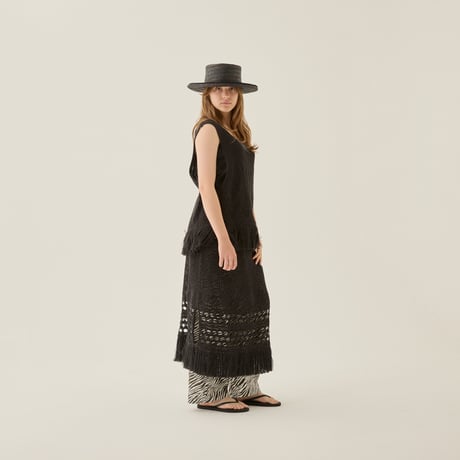 Womens Lacework Knit Skirt