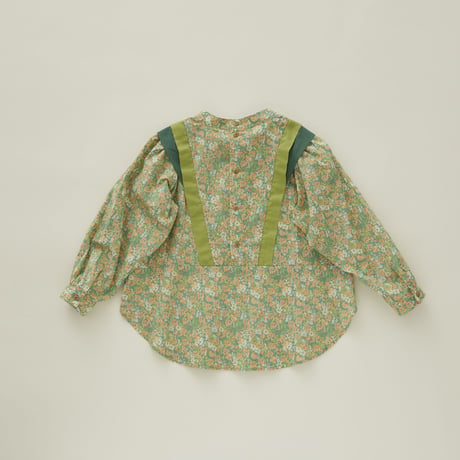 Retro flower blouse