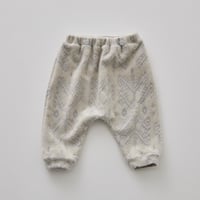 Sample / Snow Jacquard Baby Pants  size80