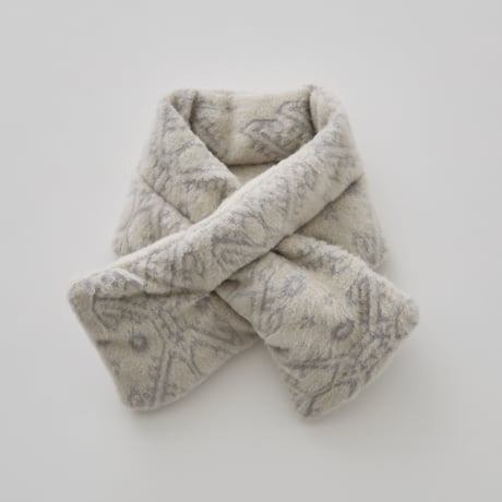 Sample / Snow Jaquard muffler sizeS,sizeM
