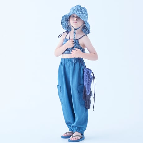 Womens Vintage Taffeta Cargo Pants
