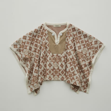 Sample / Eight Star Jaquard Poncho size110