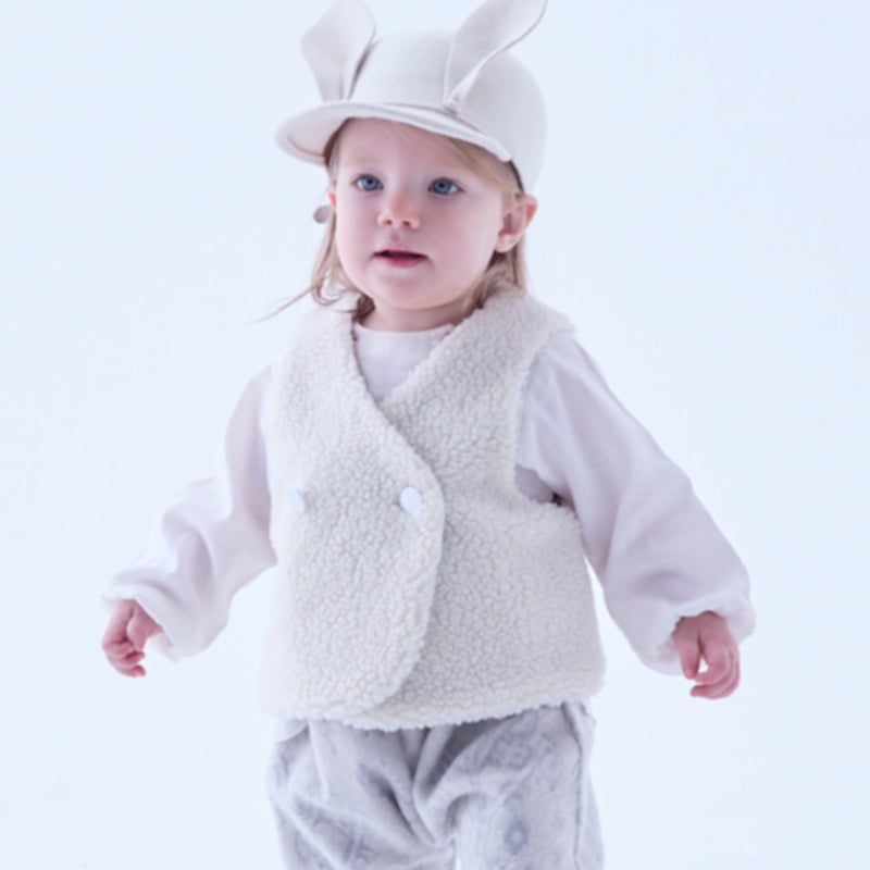 Sheep boa Baby Vest | eLfinFolk