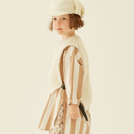 Sample / Bulky knit vest size110