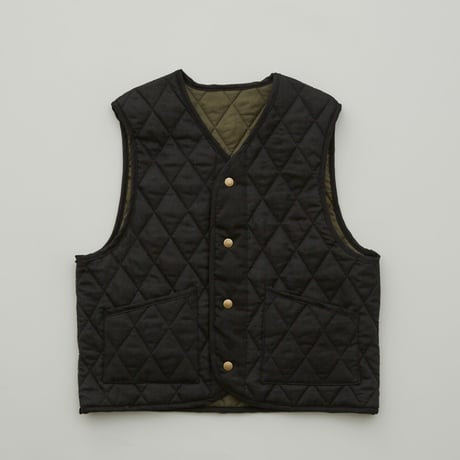 Cotton lawn Quilt Vest(reversible)