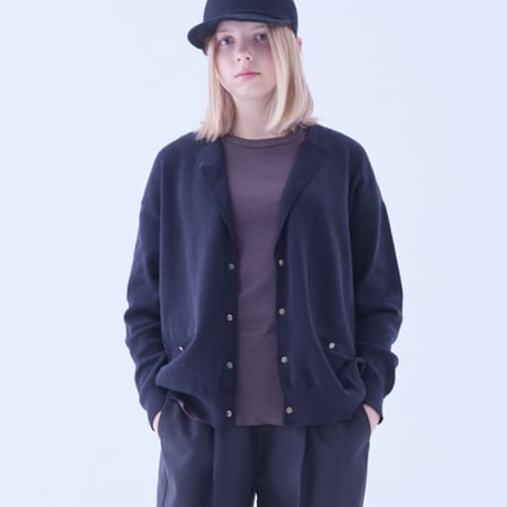 Sample / Womens Lapel Knit Cardigan
