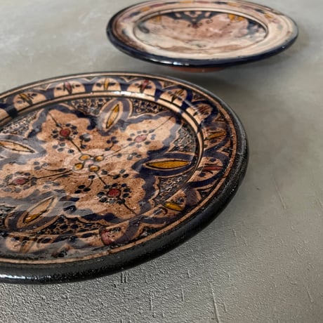 Ceramic Plate　Made in SAFI Morocco