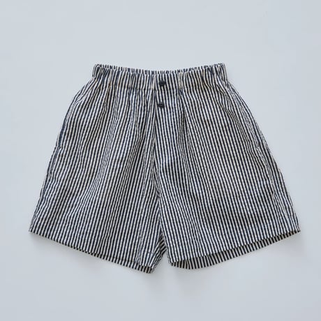 Miracle Wave striped Wide Shorts