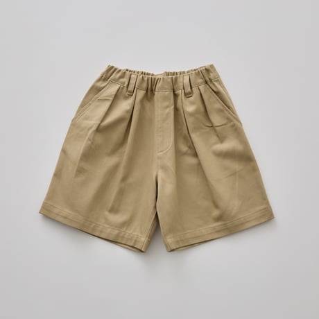 Cotton Heavy Twill Wide Shorts