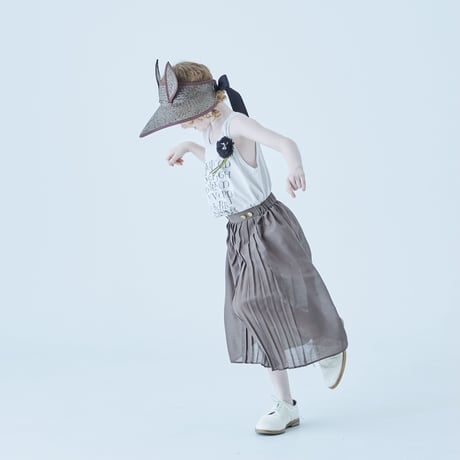 Sample / front pleats skirt size110