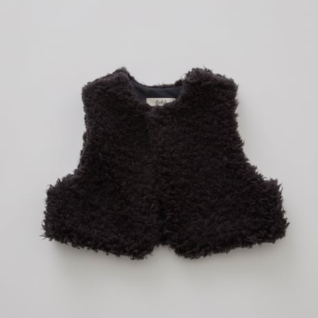 Sample / Curly Boa vest size110, Womens sizeM