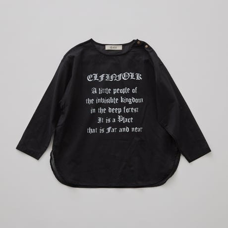 Gothic Letter Cotton Lawn L/S Shirts