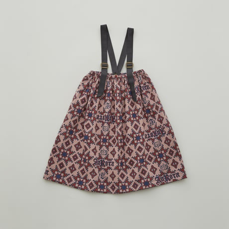 Sample / Eight Star Jaquard Suspenders Skirt size110