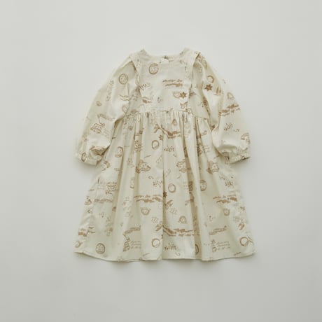 Sample / AuRora tarina printed Dress size110