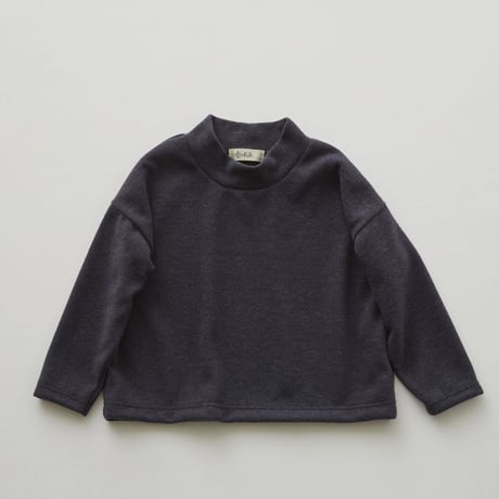 Fluffy mock neck pullover