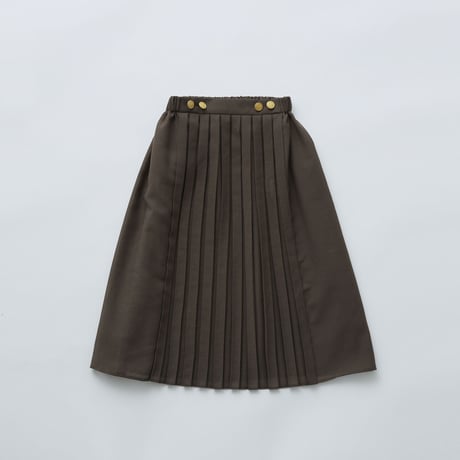 Sample / front pleats skirt size110