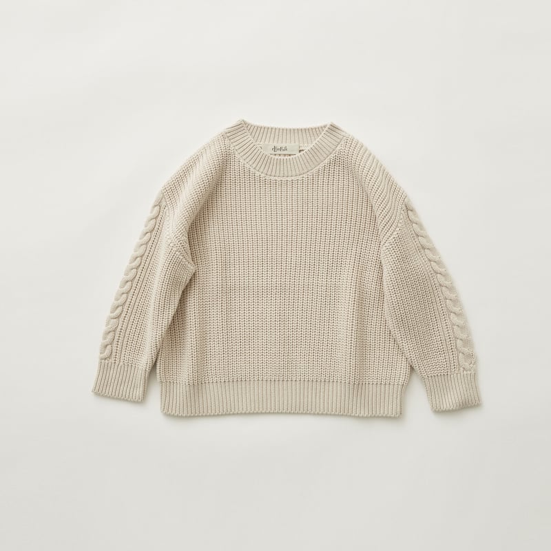 トップス RIB STITCH SWEATER Rib stitch sweater | eLfinFolk