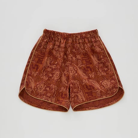 Magic Spell print Vintage Satin Shorts