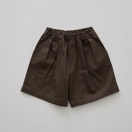 Cotton Heavy Twill Wide Shorts