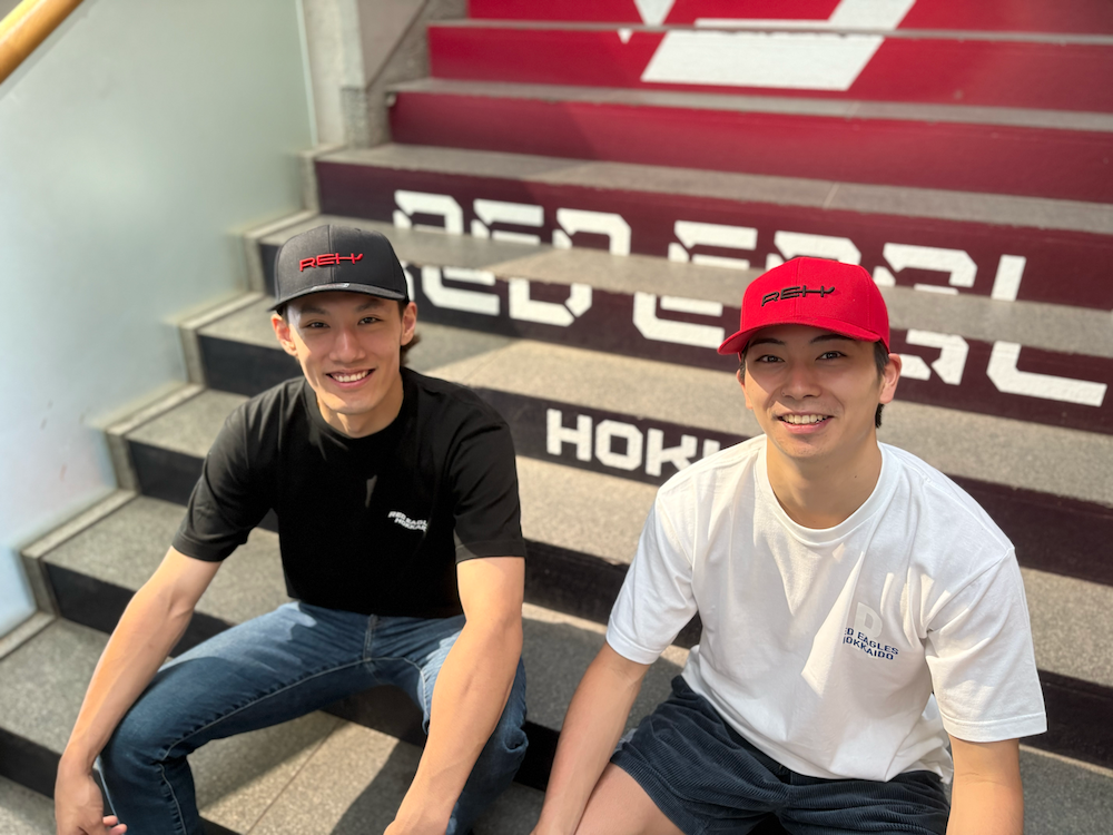 REHベースボールキャップ（ブラック） | Red Eagles Hokkaido