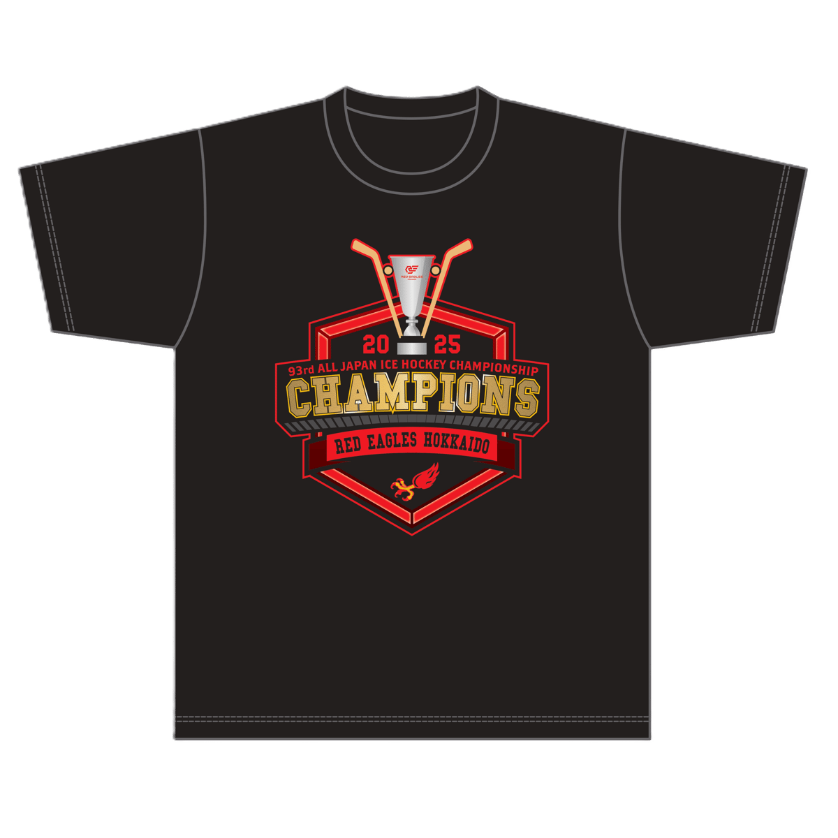 第93回全日本選手権優勝記念 Tシャツ | Red Eagles Hokkaido Onlin