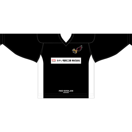 練習用ユニフォームブラック（Lサイズ・選手番号）