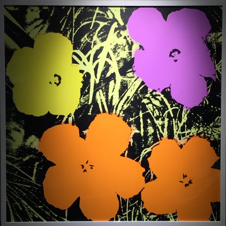 Andy Warhol  「Flowers 11.67 (Sunday B. Morning)」(証明書付) シルクスクリーン 額
