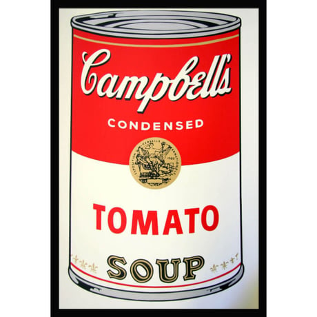 Andy Warhol Campbell's Soup「TOMATO」 シルクスクリーン 額