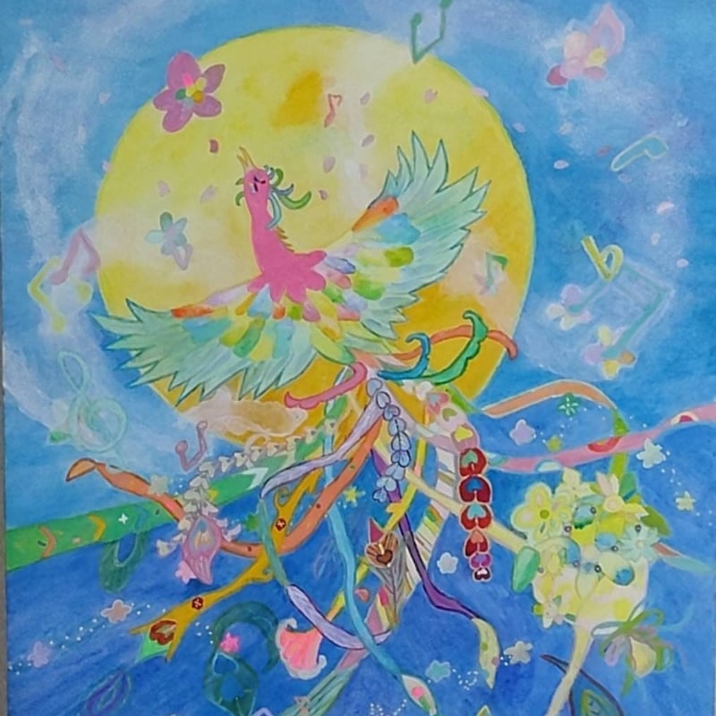 勝田有美さん × 龍神レイキ 特別コラボ 〜高波動「鳳凰×龍神」Tシャツ