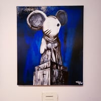 【SUPERHERO】  F8(455×380mm)/CANVAS/ACRYLIC/SPRAY/2022