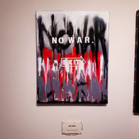 【NO WAR】  F6(410×318mm)/CANVAS/ACRYLIC/SPRAY/2022