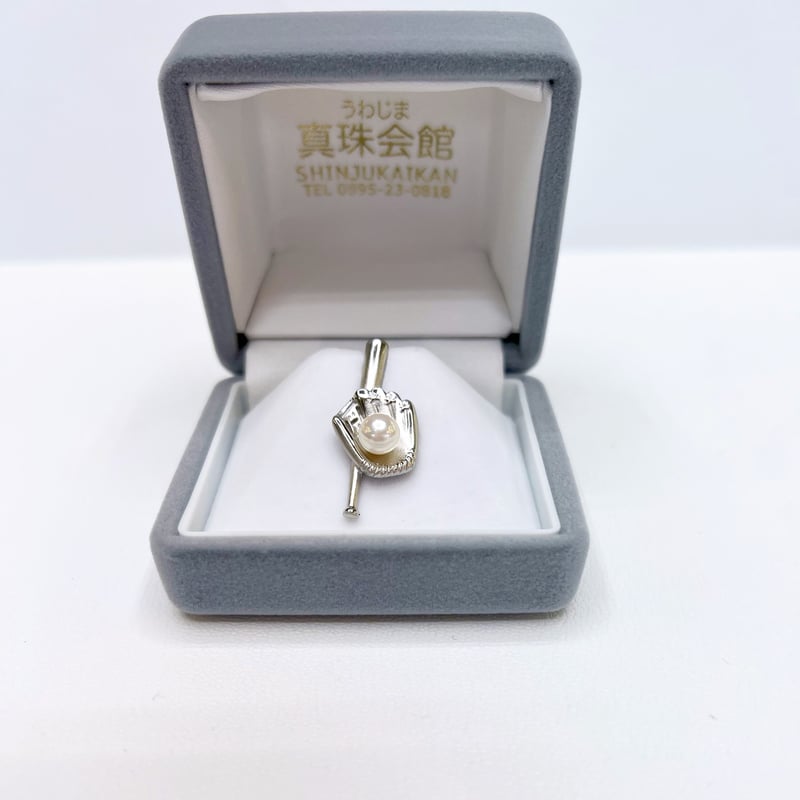 野球タックブローチ | 真珠会館