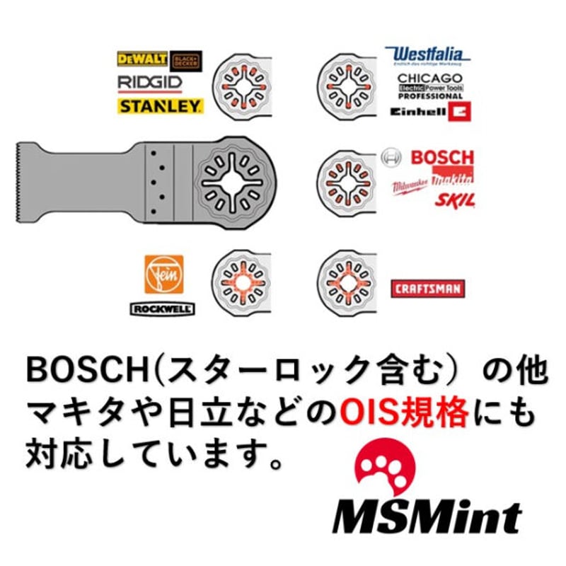 スターロック対応 マルチツール 替刃 HCS 木材用 32×40 10枚セット