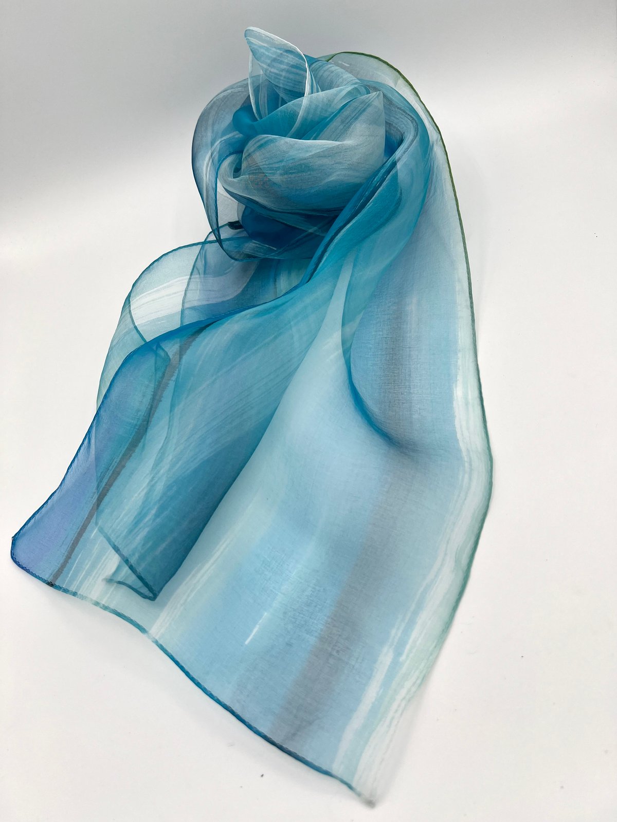 AM-170 water glass 美濃友禅 NAOE KAWAMURA シルクスカーフ | 