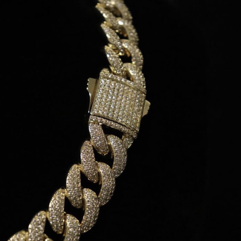 マイアミキューバンチェーンネックレス】じゅえりーらんど | Jewelry._