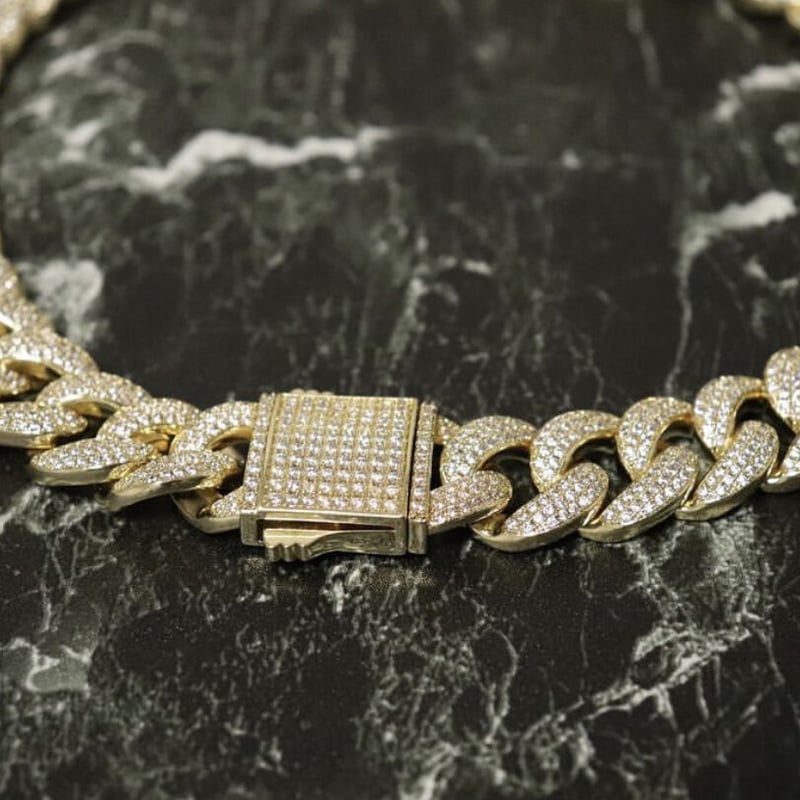 マイアミキューバンチェーンネックレス】じゅえりーらんど | Jewelry._