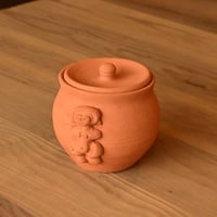蓋付きビーナス壺