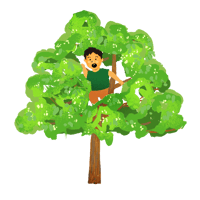 木登りをする人_01