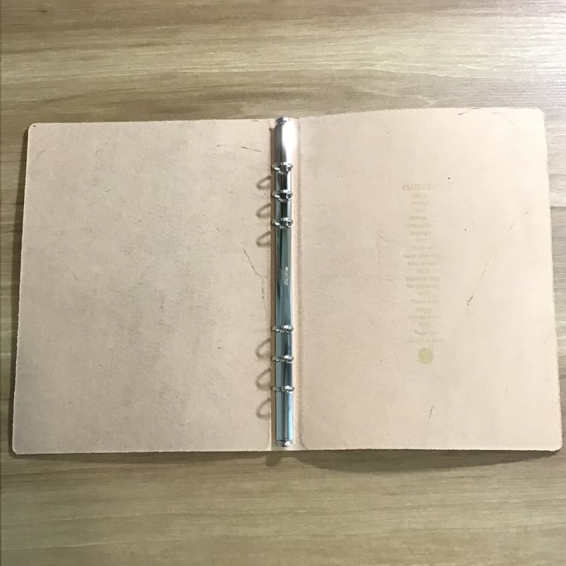 JournalStyle限定カラー PLOTTERレザーバインダー TEMPESTI camm