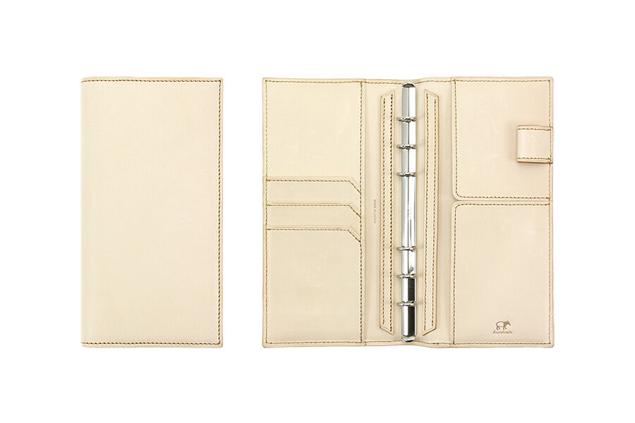 KNOX Natural Tan Leather 122-790 システム手帳 ナロー