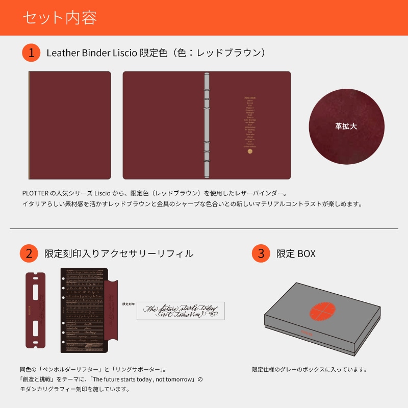 PLOTTER レザーバインダー リスシオ リミテッドBOX【※国内販売のみ