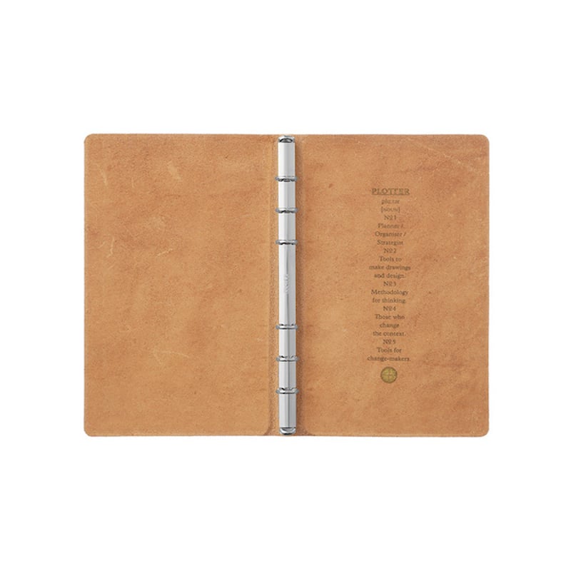 PLOTTER 5001 6穴リングレザーバインダー プエブロ バイブルサイズ