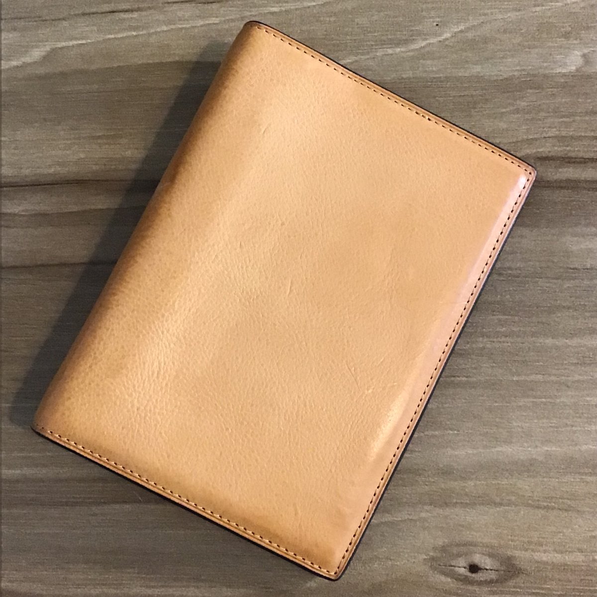 Brelio×NAGASAWA ミネルバボックス ミニ6 ノート ナチュラル/ブラック