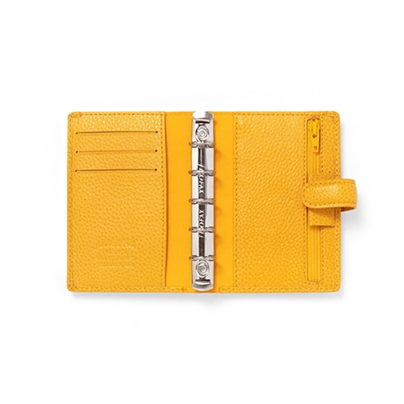ファイロファックス フィンスバリー マスタード バイブルサイズ 6穴 FILOFAX ファイロファックス システム手帳 A5サイズ フィンス