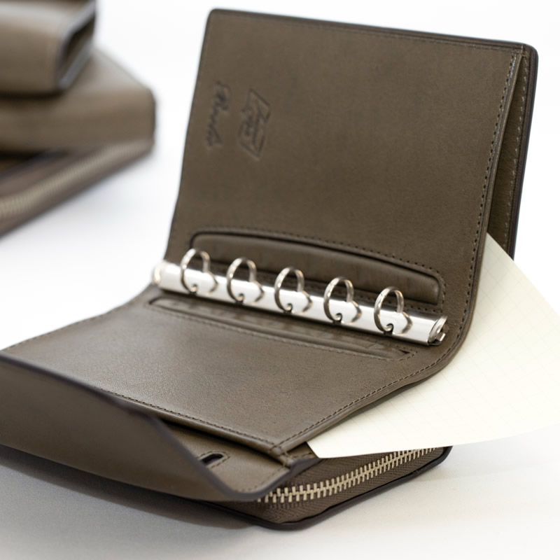 Brelio×NAGASAWA ミネルバボックス システム手帳 M5 イブリット  