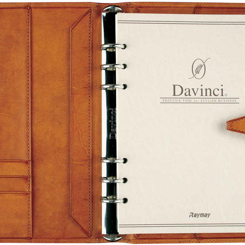 Davinchi デザインノート 詳しい DB3010 ブラウン システム手帳