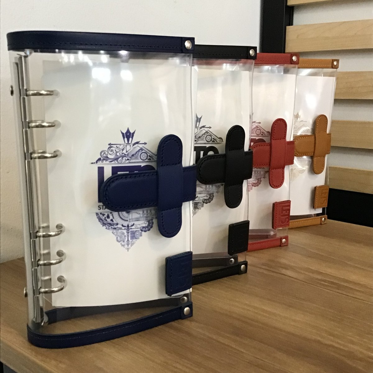 LETSクリアシステム手帳  バイブルサイズ　ナチュラル Amazon.co.jp: LETS STATIONERY GOODS クリア システム手帳