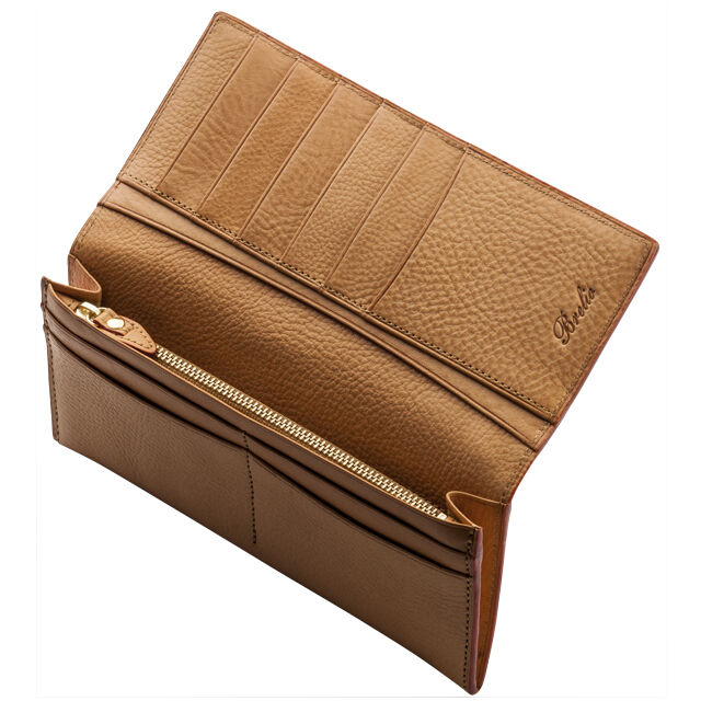 Brelio ブレイリオ　ラウンドジッパー長財布　ミネルバボックス 楽天市場】【名入れ対象商品】Brelio/ブレイリオ 長財布 本革