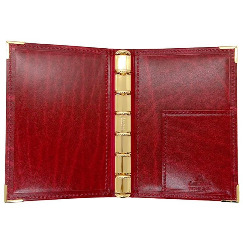 NAGASAWA マイポケ6 システム手帳 ミニ6 サイズ 13mmリング カラ